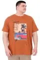 Big Size Mens  T-Shirt Palm Dream U25026 Tarçın