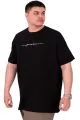 Big Size Mens Tshirt Black U25033