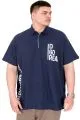 Big Size Mens Tshirt Indigo U25309