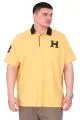 Big Size Mens Tshirt Mustard U25312