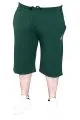 Big Size Mens Short 2 yarn Nakışlı U25502 Naptha