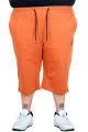 Men’s Big Size Embroidered Shorts Sail 25502 Cinnamon