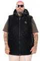 Plus Size Mens Vest u25713 BLACK NUBUK
