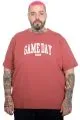 Big Size Men Gameday Crew Neck T-Shirt U26102 Cinnamon