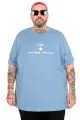 Big Size T-Shirt Luck U26111 BLUE