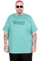 Big Size T-Shirt Takea Rısx U26112 ALMOND