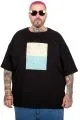 Big Size T-Shirt Sea Ing U26202 BLACK